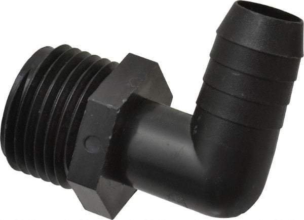 Green Leaf - 3/4 MGHT Garden Hose Adapter - Polypropylene, Male Hose to Barb Connector - USA Tool & Supply