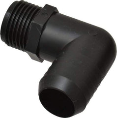 Green Leaf - 3/4 MGHT Garden Hose Adapter - Polypropylene, Male Hose to Barb Connector - USA Tool & Supply