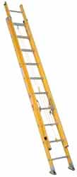 Made in USA - 16' High, Type IA Rating, Fiberglass Extension Ladder - USA Tool & Supply