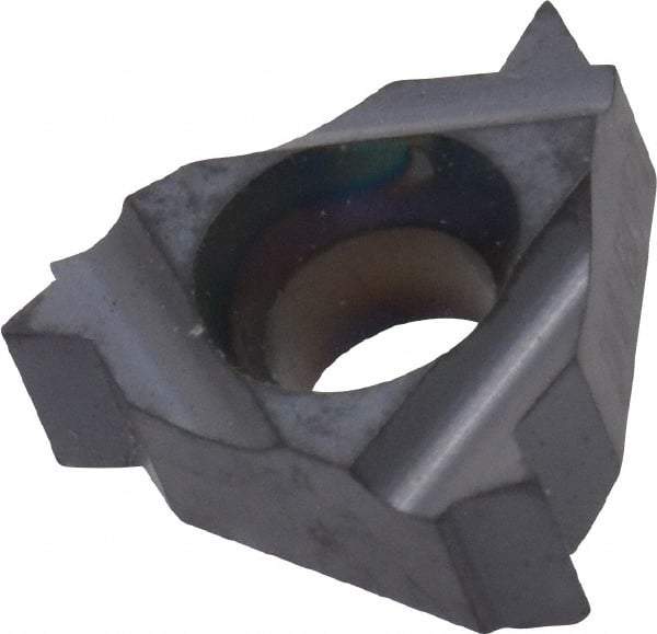 Kennametal - 11NR Internal Right Hand 18 NPT Laydown Threading Insert - Grade KC5025, TiAlN Coated Carbide, 6.35mm Inscribed Circle - USA Tool & Supply