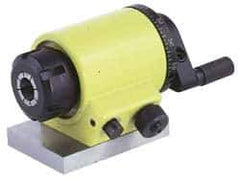 Suburban Tool - ER25 Compatible, 72 Increment, Horizontal Spin Collet Indexer - 1-7/8" High Center, 2-1/4" Wide x 3-3/16" Deep Base, 3" Overall Height, Manual Operation - USA Tool & Supply