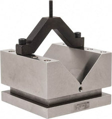 Suburban Tool - 4-3/8" Max Capacity, 90° Angle, Hardened Steel V-Block - 6" Long x 6" Wide x 4" High, Sold as Individual - USA Tool & Supply