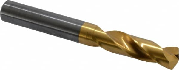 Guhring - 7/16" 140° Spiral Flute Solid Carbide Screw Machine Drill Bit - USA Tool & Supply