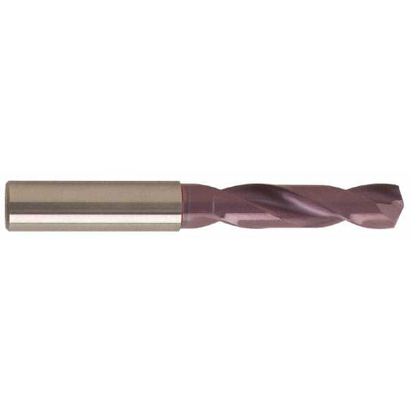 Guhring - 0.3661" 140° Spiral Flute Solid Carbide Screw Machine Drill Bit - USA Tool & Supply