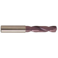 Guhring - 0.4488" 140° Spiral Flute Solid Carbide Screw Machine Drill Bit - USA Tool & Supply
