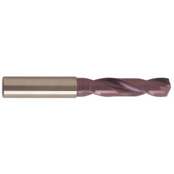 Guhring - 0.4016" 140° Spiral Flute Solid Carbide Screw Machine Drill Bit - USA Tool & Supply