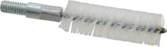Value Collection - 3/4" Diam Helical Stainless Steel Tube Brush - Double Spiral, 0.012" Filament Diam, 2-23/64" Brush Length, 4" OAL, 5/16-18 Male Shank - USA Tool & Supply