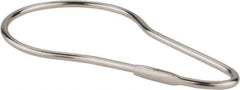 Bradley - Stainless Steel Shower Curtain Hook - Stainless Steel - USA Tool & Supply