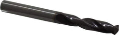 Guhring - 0.315" 140° Spiral Flute Solid Carbide Screw Machine Drill Bit - FIREX Finish, Right Hand Cut, 41mm Flute Length, 79mm OAL, SU Point, Straight Shank - USA Tool & Supply