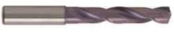 Guhring - 11.9mm 140° Solid Carbide Jobber Drill - FIREX Finish, Right Hand Cut, Spiral Flute, Straight Shank, 118mm OAL, SU Point - USA Tool & Supply