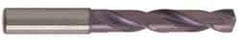 Guhring - 12.9mm 140° Solid Carbide Jobber Drill - FIREX Finish, Right Hand Cut, Spiral Flute, Straight Shank, 124mm OAL, SU Point - USA Tool & Supply