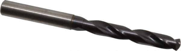 Guhring - 19/64" 140° Solid Carbide Jobber Drill - FIREX Finish, Right Hand Cut, Spiral Flute, Straight Shank, 91mm OAL, SU Point - USA Tool & Supply