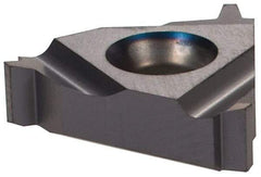 Kennametal - 16NR Internal Right Hand 12 Acme Laydown Threading Insert - Grade KC5025, TiAlN Coated Carbide, 9.53mm Inscribed Circle - USA Tool & Supply