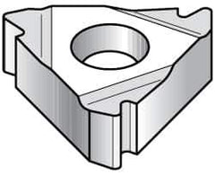 Kennametal - 16NR Internal Right Hand 10 API Round Laydown Threading Insert - Grade KC5025, TiAlN Coated Carbide, 9.53mm Inscribed Circle - USA Tool & Supply