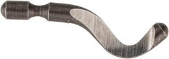 Shaviv - B30 Right-Handed High Speed Steel Deburring Swivel Blade - Use on Cross Hole Surfaces, Adjustable - USA Tool & Supply