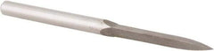 Noga - D50C Scraper Bi-Directional Carbide Deburring Scraper Blade - Triangular Blade Cross Section, Use on Hole Edge & Straight Edge Surfaces - USA Tool & Supply