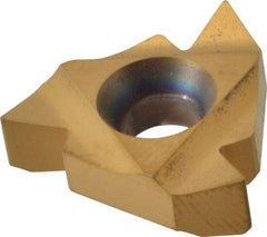Carmex - 22IR Internal Right Hand 7-5 Partial Profile 60° Laydown Threading Insert - Grade BXC, TiN Coated Carbide - USA Tool & Supply