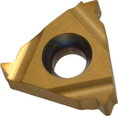 Carmex - 16ER External Right Hand 12 UN Laydown Threading Insert - Grade BXC, TiN Coated Carbide - USA Tool & Supply