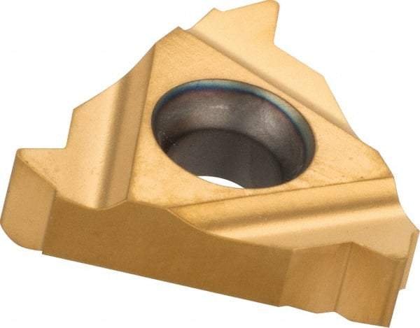 Carmex - 16ER External Right Hand 10 UN Laydown Threading Insert - Grade BXC, TiN Coated Carbide - USA Tool & Supply
