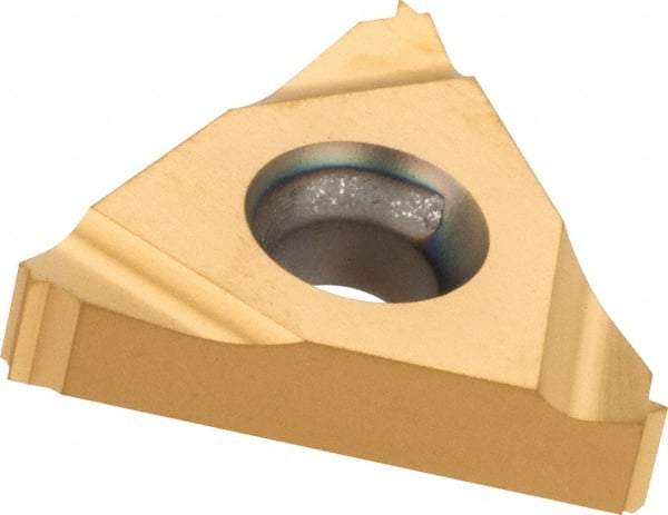 Carmex - 16IR Internal Right Hand 32 UN Laydown Threading Insert - Grade BXC, TiN Coated Carbide - USA Tool & Supply