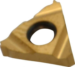 Carmex - 16IR Internal Right Hand 18 UN Laydown Threading Insert - Grade BXC, TiN Coated Carbide - USA Tool & Supply