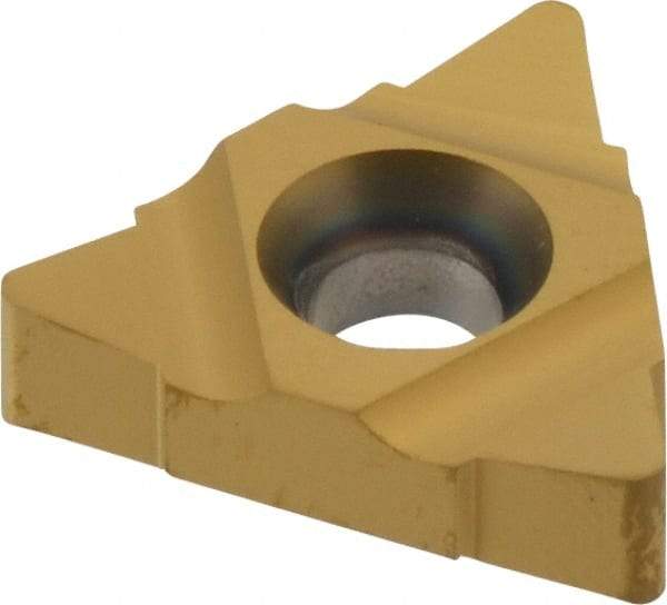 Carmex - 22UER/L External Left & Right Hand 4 UN Laydown Threading Insert - Grade BXC, TiN Coated Carbide - USA Tool & Supply