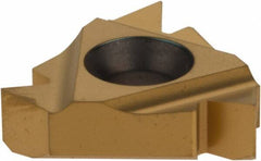 Carmex - 16ER External Right Hand 8 NPT Laydown Threading Insert - Grade BXC, TiN Coated Carbide - USA Tool & Supply