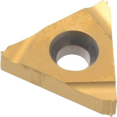 Carmex - 16ER External Right Hand ISO Laydown Threading Insert - Grade P25C, TiN Coated Carbide - USA Tool & Supply