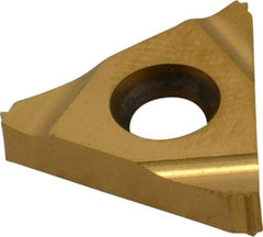 Carmex - 16ER External Right Hand ISO Laydown Threading Insert - Grade MXC, TiN Coated Carbide - USA Tool & Supply