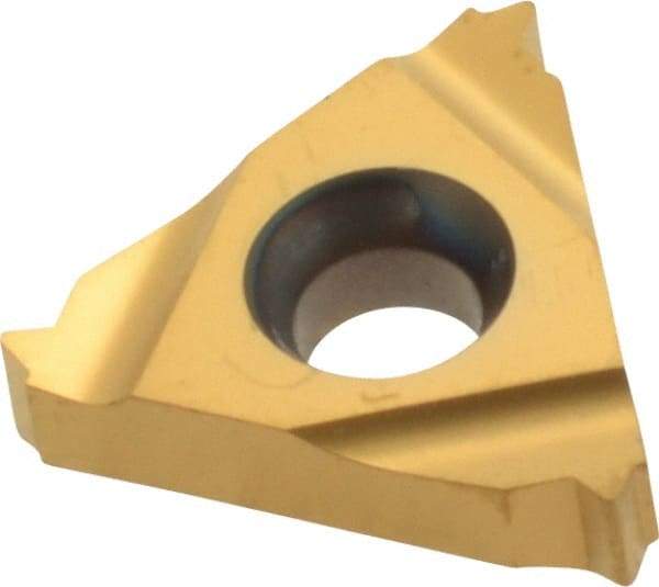 Carmex - 16ER External Right Hand ISO Laydown Threading Insert - Grade MXC, TiN Coated Carbide - USA Tool & Supply