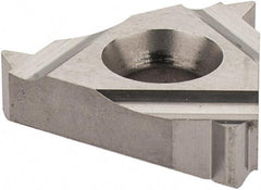 Carmex - 16ER External Right Hand ISO Laydown Threading Insert - Grade P30, Uncoated Coated Carbide - USA Tool & Supply