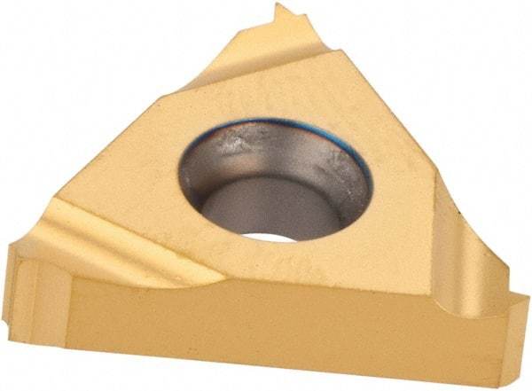 Carmex - 16IR Internal Right Hand ISO Laydown Threading Insert - Grade MXC, TiN Coated Carbide - USA Tool & Supply