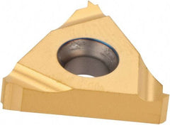 Carmex - 16IR Internal Right Hand ISO Laydown Threading Insert - Grade MXC, TiN Coated Carbide - USA Tool & Supply