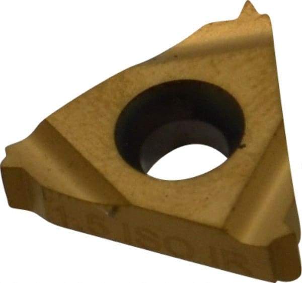 Carmex - 16IR Internal Right Hand ISO Laydown Threading Insert - Grade P25C, TiN Coated Carbide - USA Tool & Supply