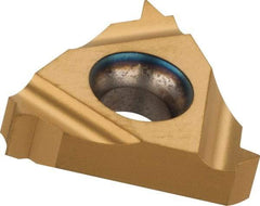 Carmex - 16IR Internal Right Hand ISO Laydown Threading Insert - Grade BXC, TiN Coated Carbide - USA Tool & Supply