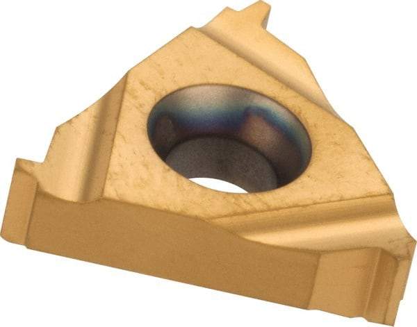 Carmex - 16ER External Right Hand 16 Acme Laydown Threading Insert - Grade P25C, TiN Coated Carbide - USA Tool & Supply