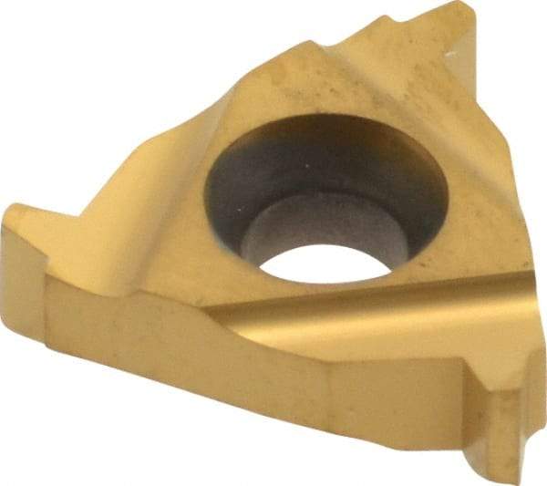 Carmex - 16ER External Right Hand 10 Acme Laydown Threading Insert - Grade P25C, TiN Coated Carbide - USA Tool & Supply