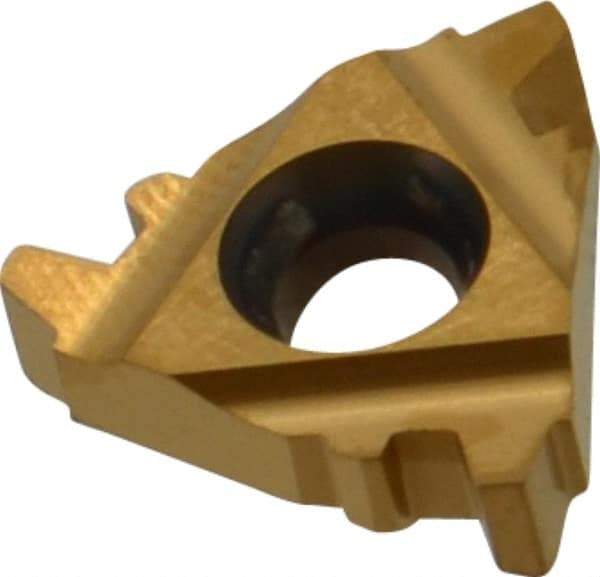 Carmex - 16ER External Right Hand 8 Acme Laydown Threading Insert - Grade MXC, TiN Coated Carbide - USA Tool & Supply
