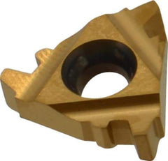 Carmex - 16ER External Right Hand 8 Acme Laydown Threading Insert - Grade MXC, TiN Coated Carbide - USA Tool & Supply