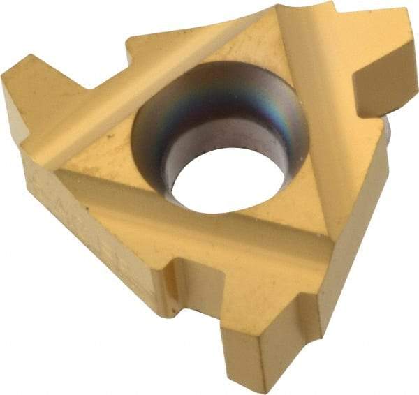 Carmex - 22ER External Right Hand 5 Acme Laydown Threading Insert - Grade P25C, TiN Coated Carbide - USA Tool & Supply