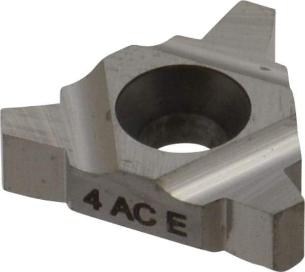 Carmex - 22UER/L External Left & Right Hand 4 Acme Laydown Threading Insert - Grade P30, Uncoated Coated Carbide - USA Tool & Supply