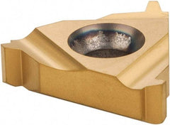 Carmex - 16IR Internal Right Hand 12 Acme Laydown Threading Insert - Grade P25C, TiN Coated Carbide - USA Tool & Supply