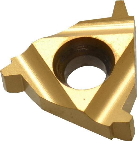 Carmex - 16IR Internal Right Hand 10 Acme Laydown Threading Insert - Grade BXC, TiN Coated Carbide - USA Tool & Supply