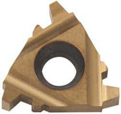 Hertel - 16IR Internal Right Hand 14 Acme Laydown Threading Insert - Grade HG330TR, TiC/TiN Coated Carbide - USA Tool & Supply