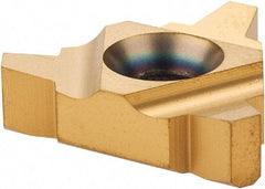 Carmex - 22UIR Internal Right Hand 4 Acme Laydown Threading Insert - Grade MXC, TiN Coated Carbide - USA Tool & Supply