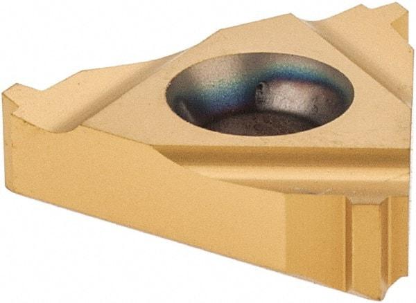 Carmex - 16ER External Right Hand 12 Stub Acme Laydown Threading Insert - Grade P25C, TiN Coated Carbide - USA Tool & Supply
