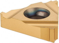 Carmex - 16ER External Right Hand 12 Stub Acme Laydown Threading Insert - Grade P25C, TiN Coated Carbide - USA Tool & Supply