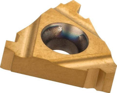 Carmex - 16ER External Right Hand 8 Stub Acme Laydown Threading Insert - Grade BXC, TiN Coated Carbide - USA Tool & Supply