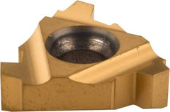 Carmex - 16ER External Right Hand 6 Stub Acme Laydown Threading Insert - Grade BXC, TiN Coated Carbide - USA Tool & Supply