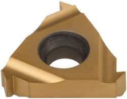 Carmex - 16IR Internal Right Hand 16 American Buttress Laydown Threading Insert - Grade P25C, TiN Coated Carbide - USA Tool & Supply